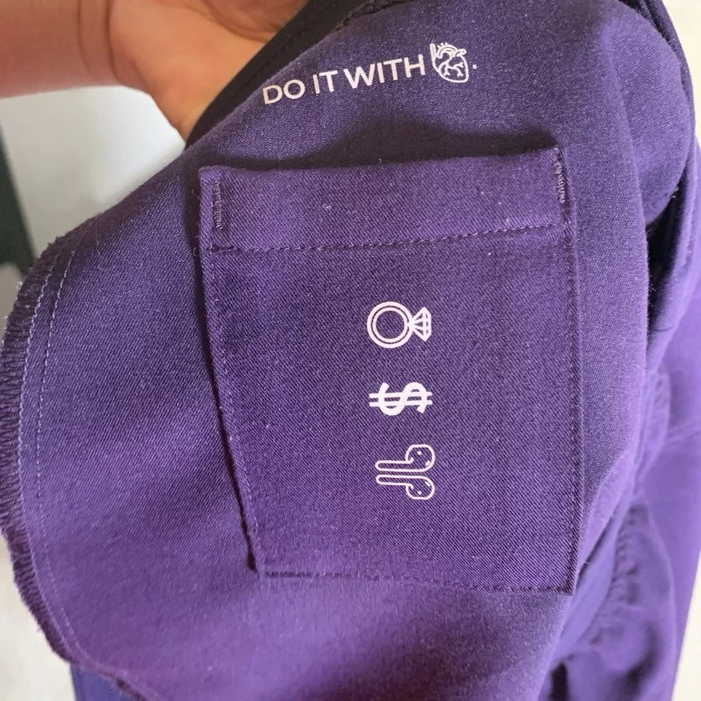 Figs Scrub Pants 4XLT Hunter Purple Kade Cargo Medical Healthcare Nursing Lot 2 - Picture 11 of 15